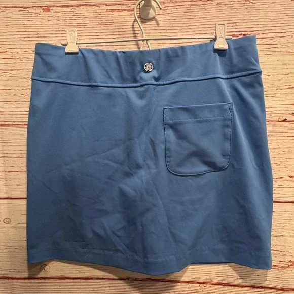 Lilly Pulitzer Luxletic Monica Scallop Golf Skort in Boca Blue Sz 10 - Picture 9 of 12